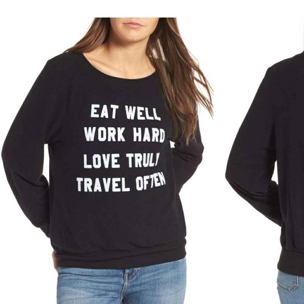 PINK-Wildfox Mantra jumper size S